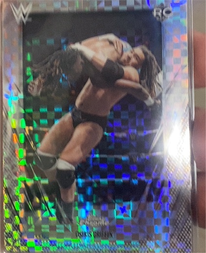 2026 Topps Chrome WWE #170 Osiris Griffin X-Fractor RC — front
