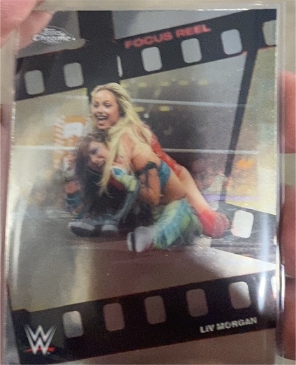 2026 Topps Chrome WWE Focus Reel #FR-18 Liv Morgan — front