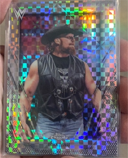 2026 Topps Chrome WWE #168 Brock Lesnar — front