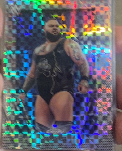 2026 Topps Chrome WWE Bronson Reed X-Fractor #53 — front