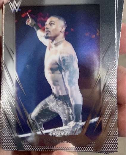 2026 Topps Chrome WWE #70 Carmelo Hayes — front