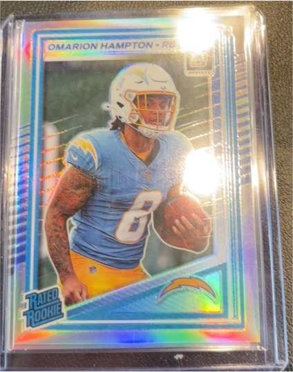 2025 Panini Donruss Optic #212 Omarion Hampton — front