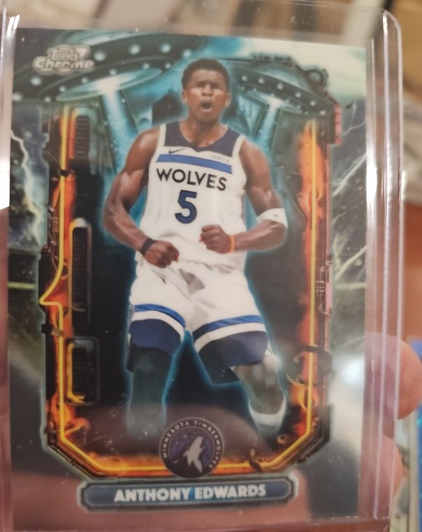 2025-26 Topps Cosmic Chrome Extraterrestrial Talent #ET-2 Anthony Edwards — front