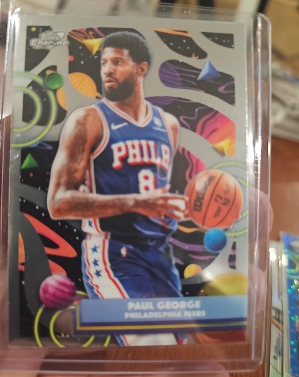 2025-26 Topps Cosmic Chrome #109 Paul George — front