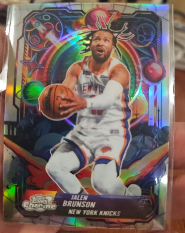 2025-26 Topps Chrome Propulsion #PRP-4 Jalen Brunson — front