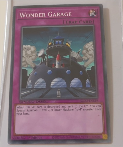 2020 Yu-Gi-Oh! SGX2-ENB19 Wonder Garage — front