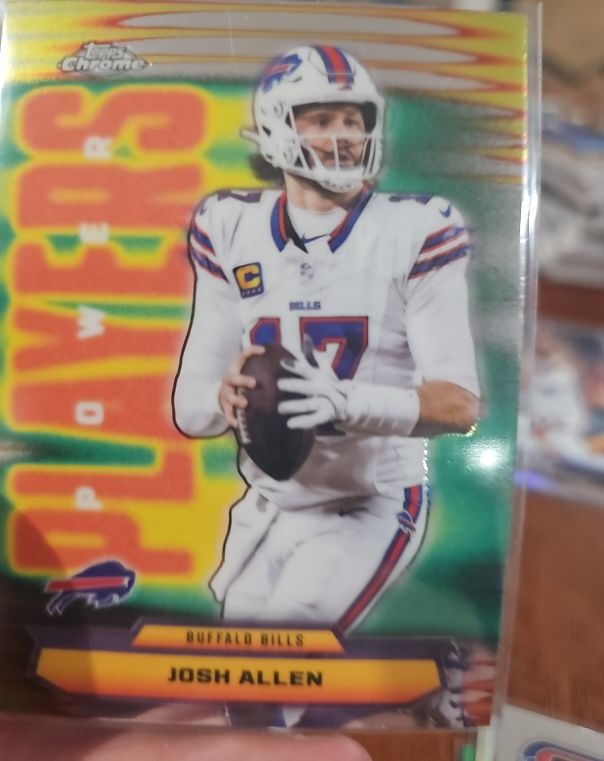 2025 Topps Chrome Power Players #PP-2 Josh Allen — front