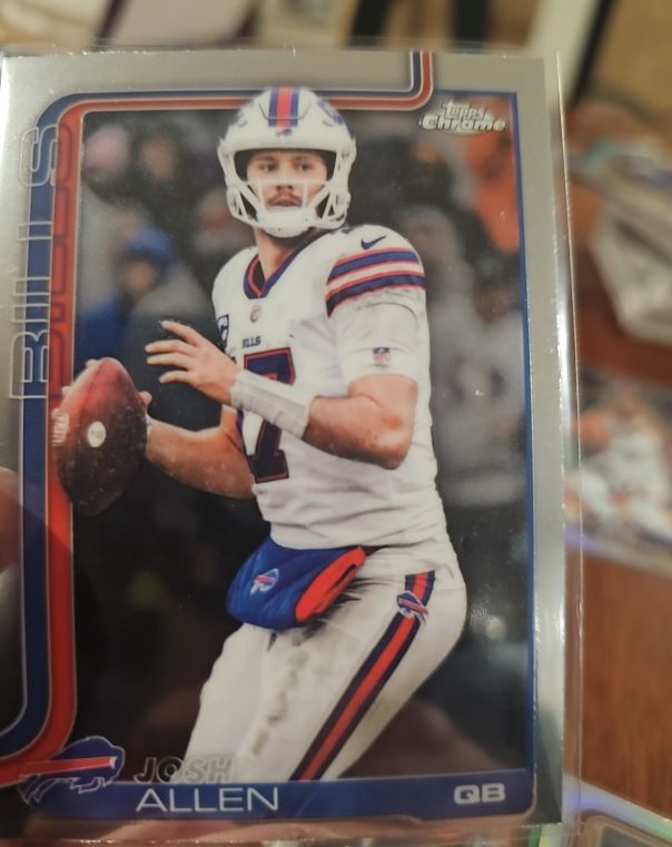 2025 Topps Chrome #34 Josh Allen — front