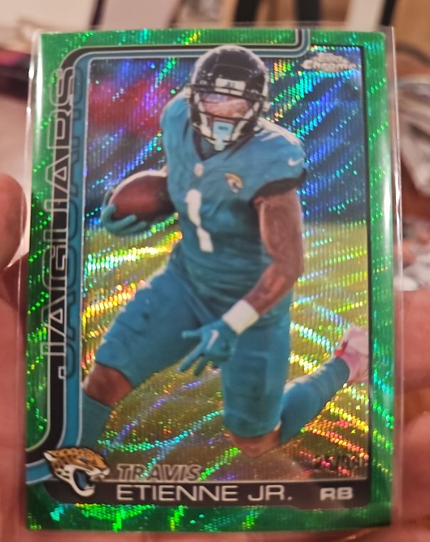 2025 Topps Chrome #139 Travis Etienne Jr. — front