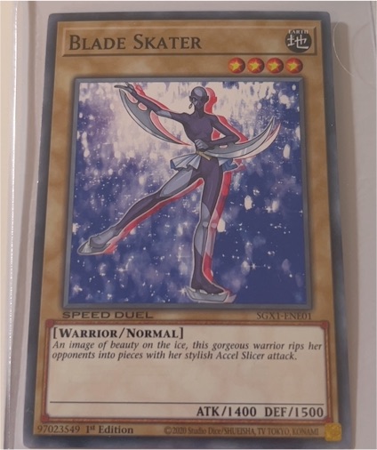 2020 Yu-Gi-Oh! Speed Duel #SGX1-ENE01 Blade Skater — front