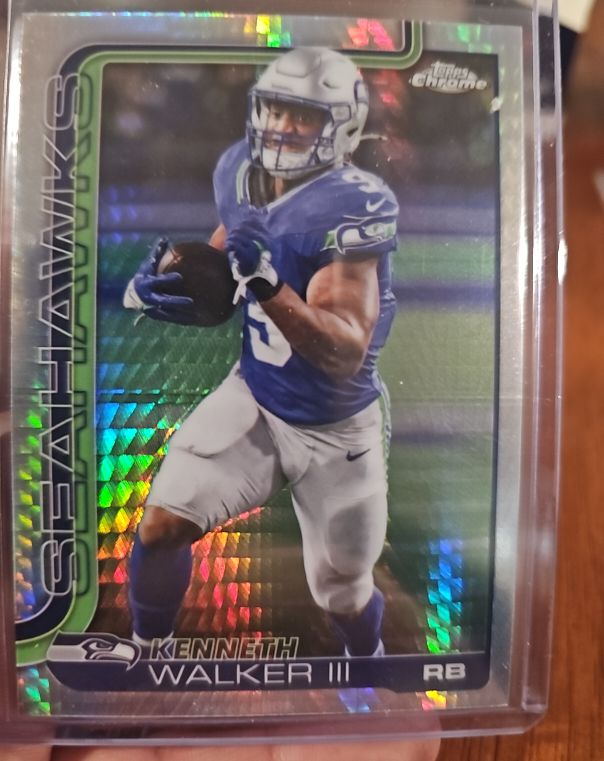 2025 Topps Chrome #276 Kenneth Walker III — front