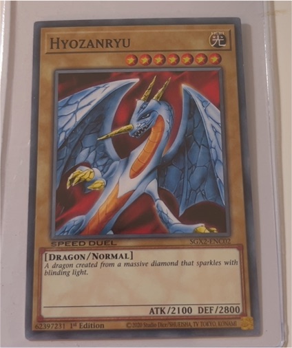 2020 Yu-Gi-Oh! SGX2-ENC02 Hyozanryu — front