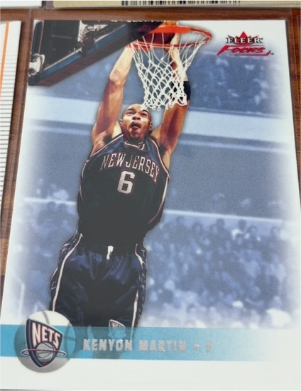 2003 Fleer Focus #4 Kenyon Martin — front