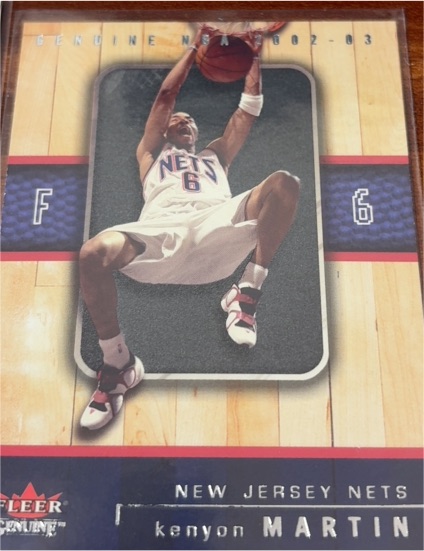 2002-03 Fleer Genuine #62 Kenyon Martin — front