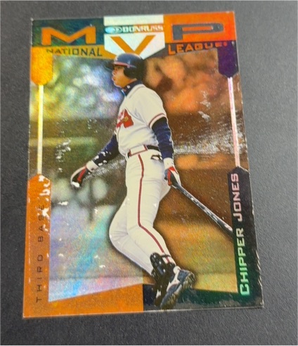 2000 Donruss MVP #MP Chipper Jones — front