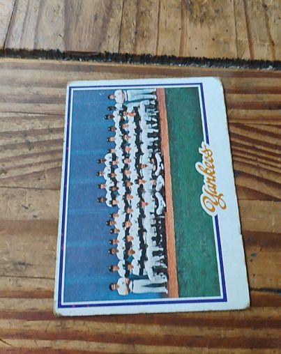 1978 Topps #282 New York Yankees Team Card — front