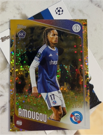 2025-26 Topps UEFA Club Competitions #177 Mathis Amougou — front