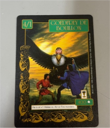 1995 Fantasy Adventures #4/1 Godfrey de Bouillon — front