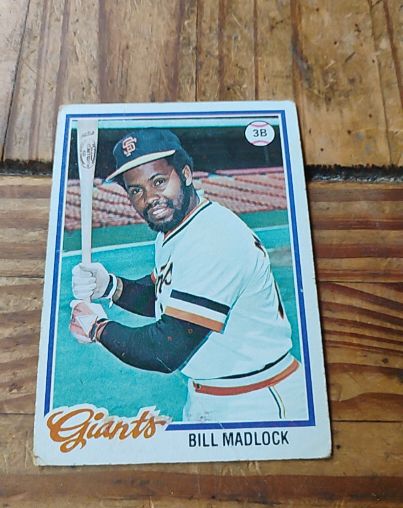 1978 O-Pee-Chee #89 Bill Madlock Giants — front