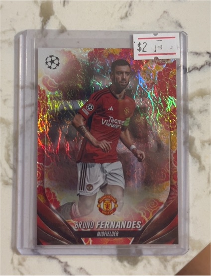 2023-24 Topps UEFA Club Competitions #178 Bruno Fernandes — front