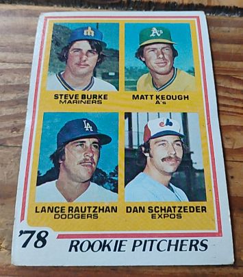 1978 Topps #709 Rookie Pitchers Matt Keough — front