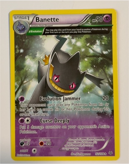 2015 Pokémon XY Roaring Skies #32 Banette — front