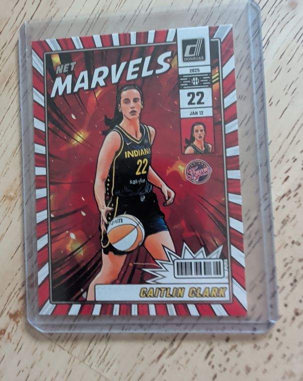 2025 Panini Donruss WNBA Net Marvels #22 Caitlin Clark — front