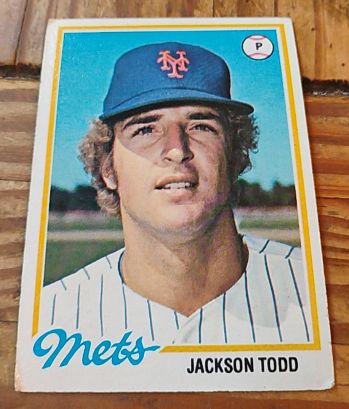 1978 Topps #481 Jackson Todd — front