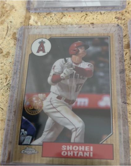 2022 Topps Chrome 35th Anniversary #87BC-2 Shohei Ohtani — front