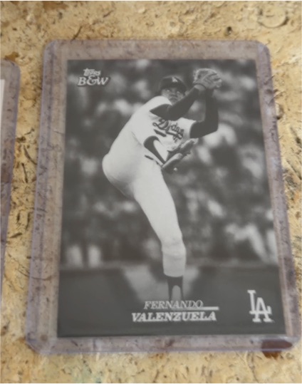 2024 Topps Black & White #33 Fernando Valenzuela — front