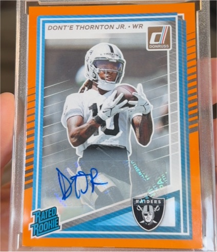 2025 Panini Donruss #349 Dont'e Thornton Jr. — front