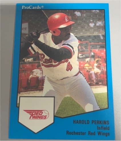 1989 ProCards #1643 Harold Perkins — front