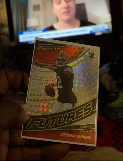 2025 Panini Revolution #19 Shedeur Sanders Futures — front