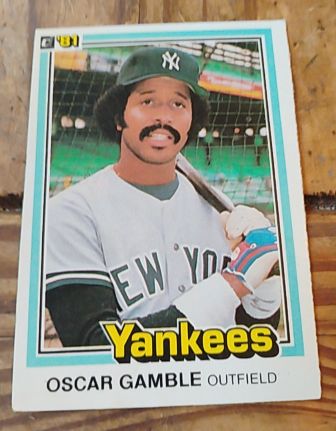 1981 Donruss #229 Oscar Gamble — front