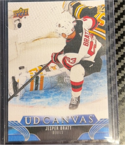 2023-24 Upper Deck Series 1 UD Canvas #C48 Jesper Bratt — front