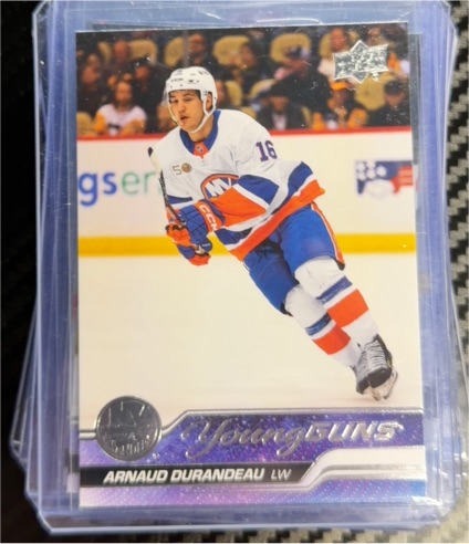 2023-24 Upper Deck Series 1 Young Guns #217 Arnaud Durandeau — front