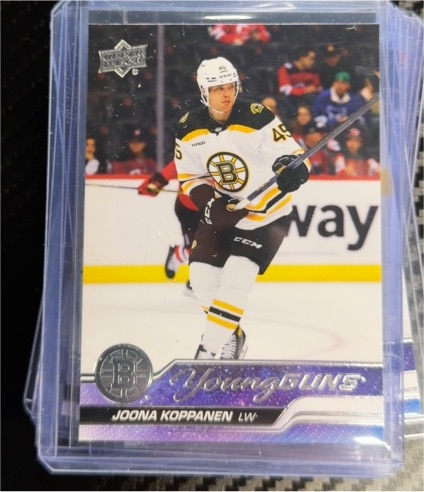 2023-24 Upper Deck Young Guns #203 Joona Koppanen — front