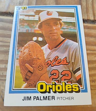 1981 Donruss #353 Jim Palmer — front