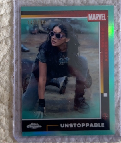 2025 Topps Chrome Deadpool #81 Unstoppable X-23 — front