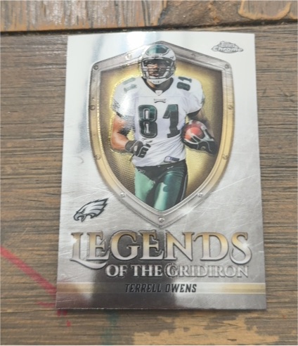 2025 Topps Chrome Legends of the Gridiron #LOG-20 Terrell Owens — front