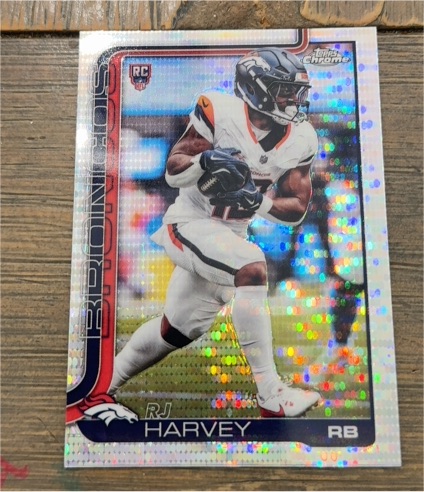 2025 Topps Chrome #330 RJ Harvey — front