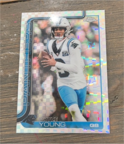 2025 Topps Chrome #40 Bryce Young — front