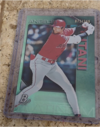 2020 Bowman Platinum #5 Shohei Ohtani — front
