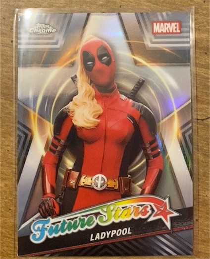 2025 Topps Chrome Deadpool #FS-9 Ladypool Future Stars — front