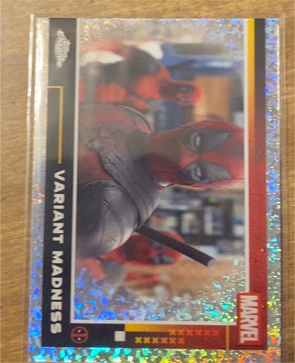 2025 Topps Chrome Deadpool Variant Madness Mini Diamonds #95 — front