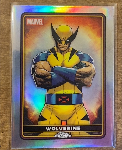 2025 Topps Chrome Deadpool #5 Wolverine — front