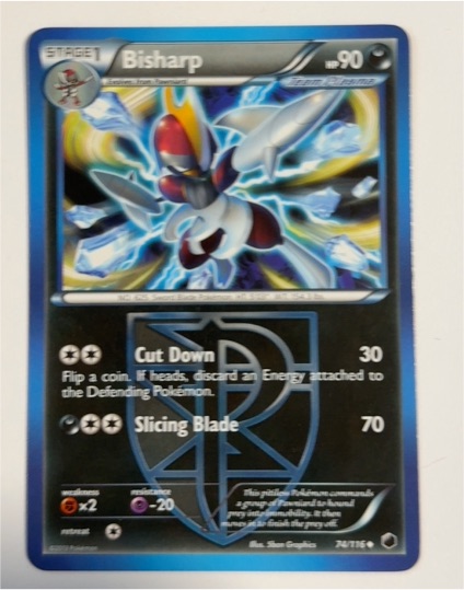 2013 Pokemon Plasma Freeze #74 Bisharp — front