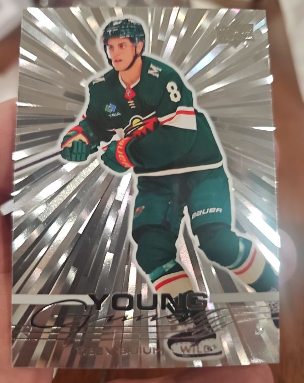 2025-26 Upper Deck Series 2 Young Guns Outburst #466 Matvei Gridin — front