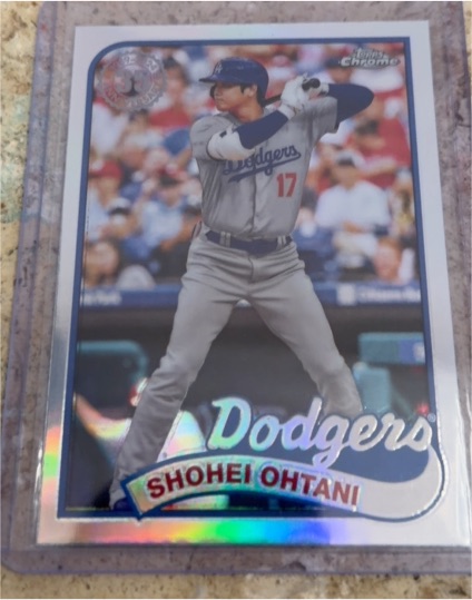 2024 Topps Chrome 1989 35th Anniversary #89CB-5 Shohei Ohtani — front