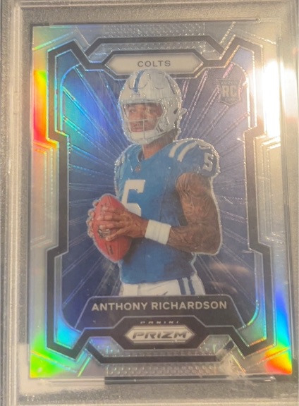 2023 Panini Prizm #304 Anthony Richardson Silver Variation Rookie — front